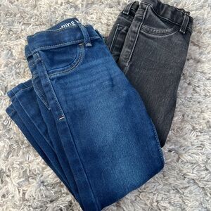 Blue and Black girl’s jeggings